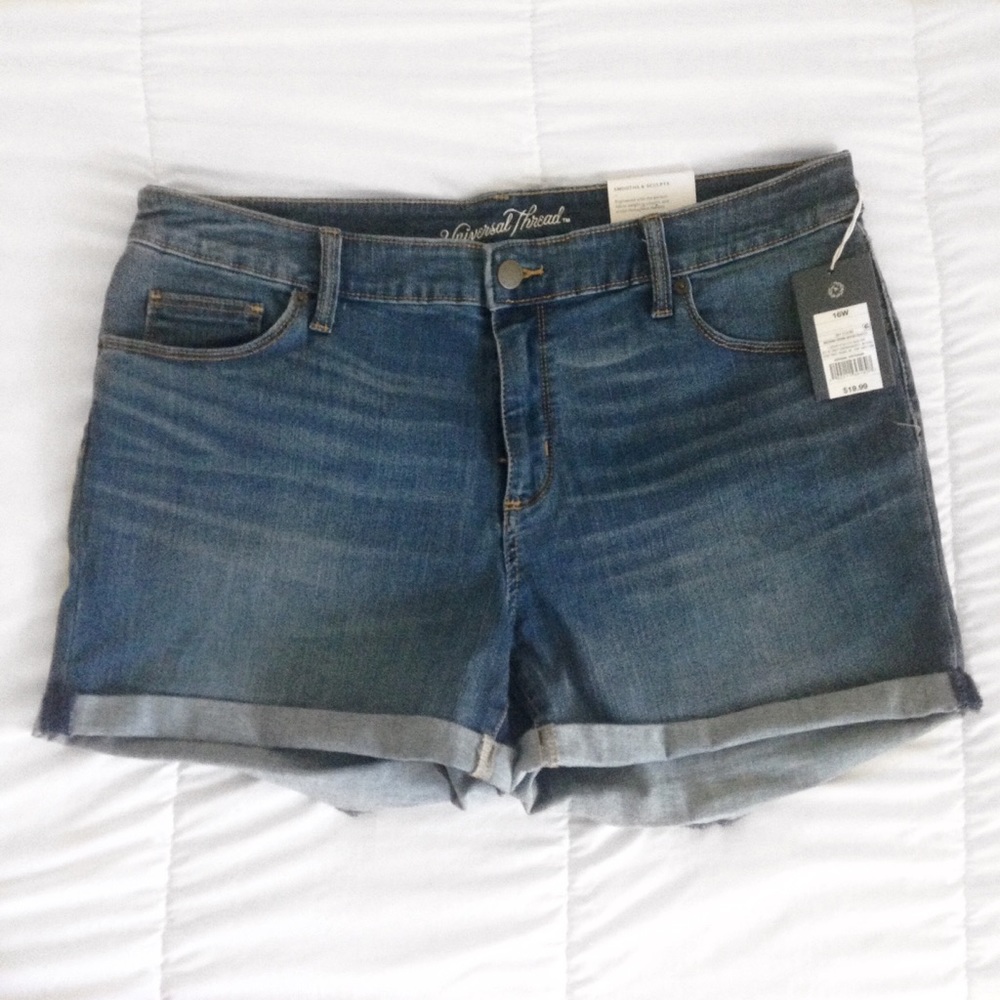 Blue Jean Universal Thread Midi Shorts